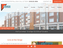 Tablet Screenshot of liveattheverge.com
